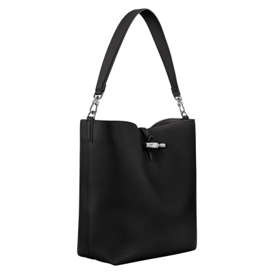 Le Roseau Hobo bag M, Black