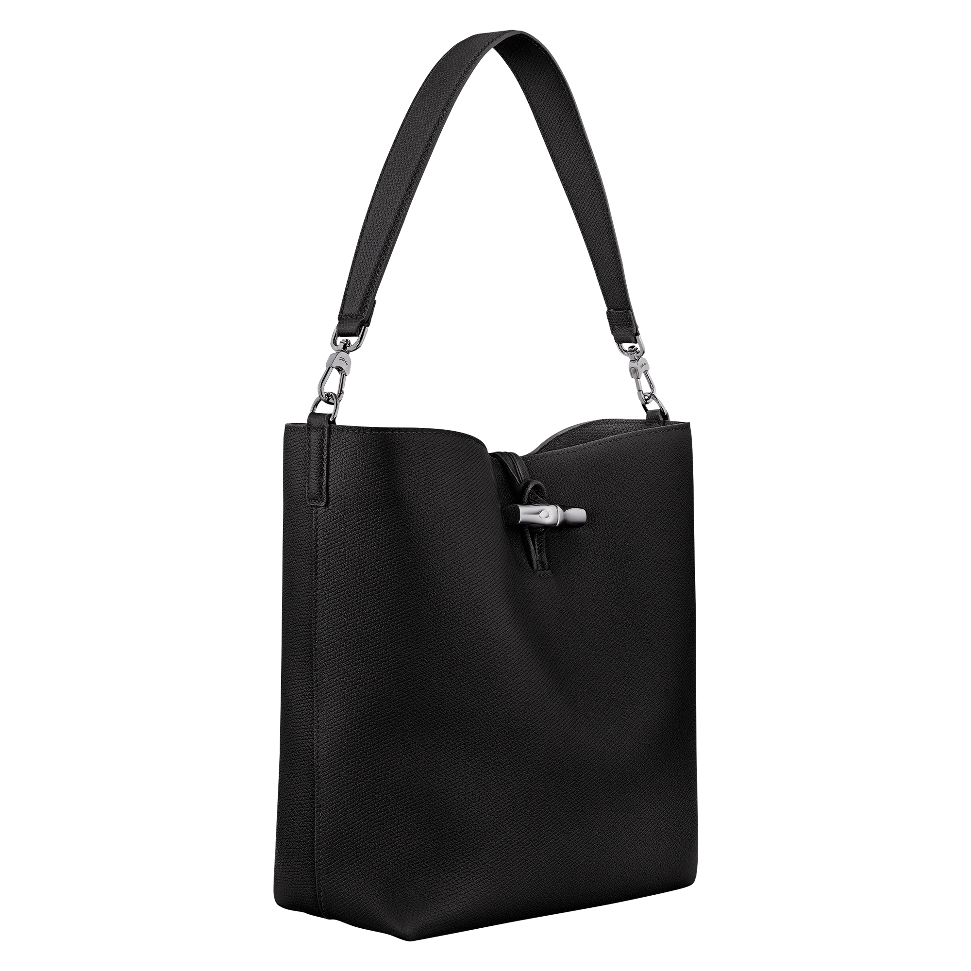 Hobo bag M, Black - View 3 of
6 - zoom in Le Roseau Hobo bag M, Black