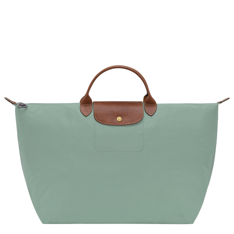 Le Pliage Original L Travel bag , Celadon - Recycled canvas  - View 1 of  4