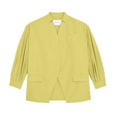 Kimono jacket , Lime - Techno taffeta