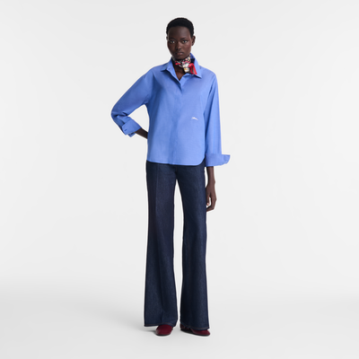 Shirt , Navy - Chambray