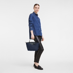 Le Pliage Original M Handbag Navy - Recycled canvas (L1623089P68