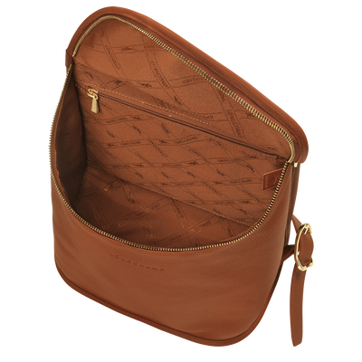 Le Foulonné Backpack M, Caramel