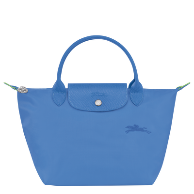 Le Pliage Green Handbag S, Cornflower