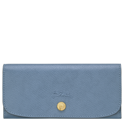 &Eacute;pure Long continental wallet , Slate - Leather