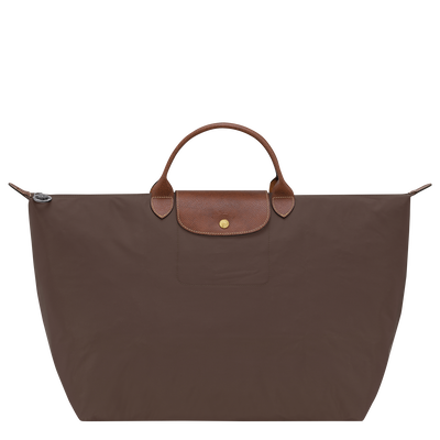 Le Pliage Original L Travel bag , Mocha - Recycled canvas