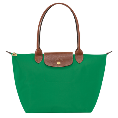 Le Pliage Original M Tote bag , Green - Recycled canvas