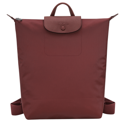 Le Pliage One M Backpack , Burgundy - Canvas