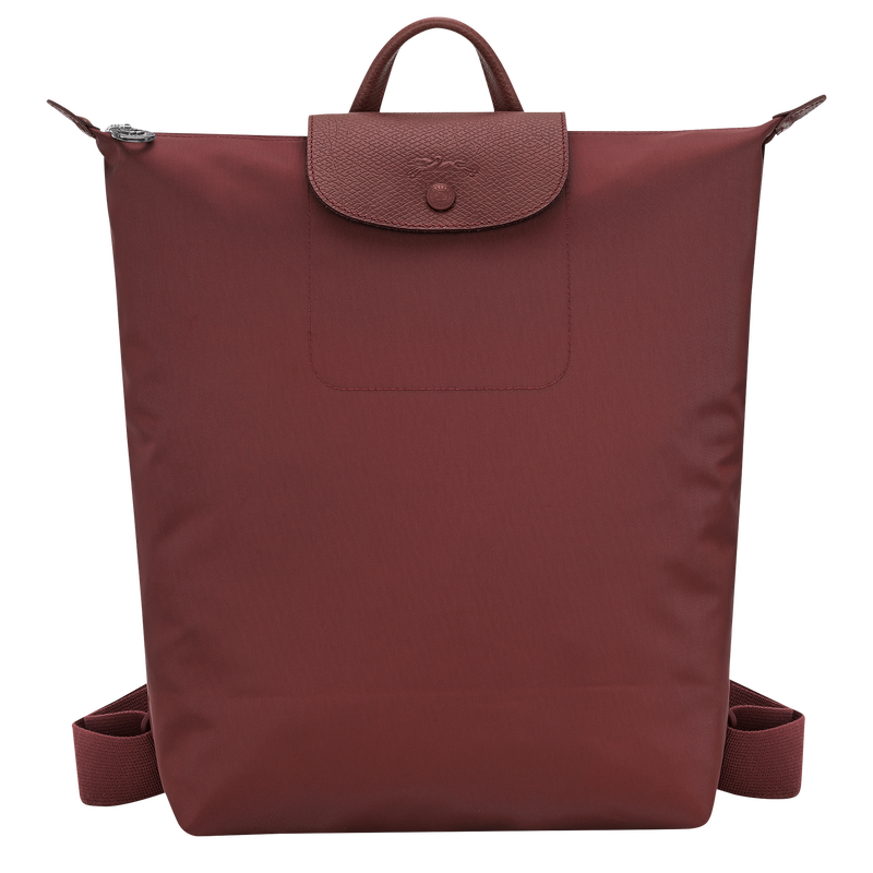 Le Pliage One M Backpack , Burgundy - Canvas  - View 1 of  6