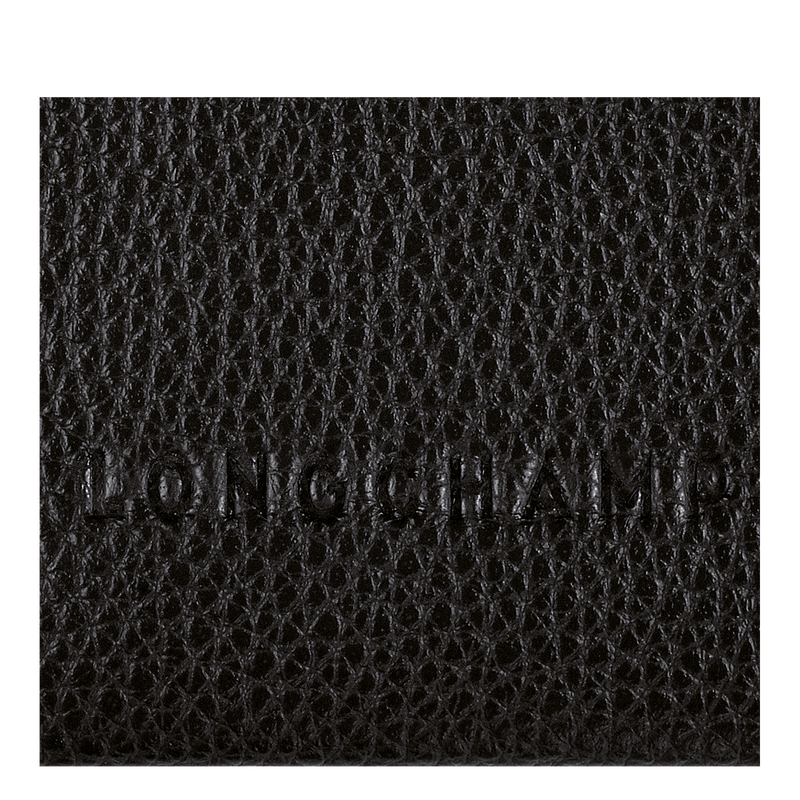 Le Foulonn&eacute; Card holder , Black - Leather  - View 4 of  4
