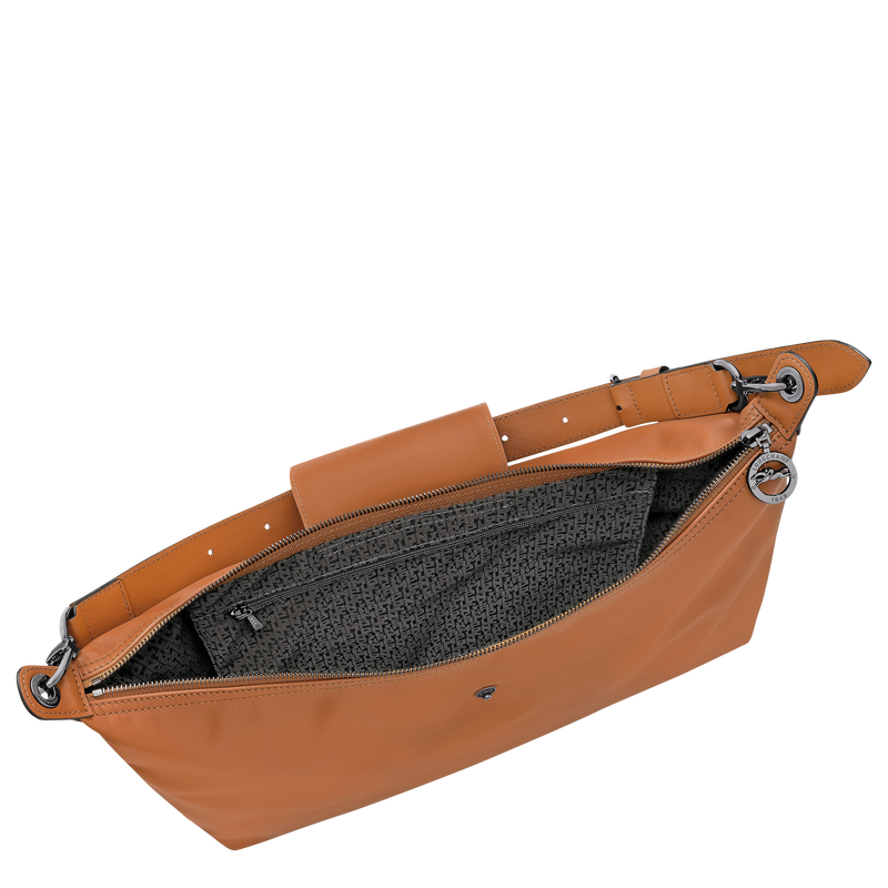 Le Pliage Xtra XL Hobo bag , Cashew - Leather  - View 5 of  7