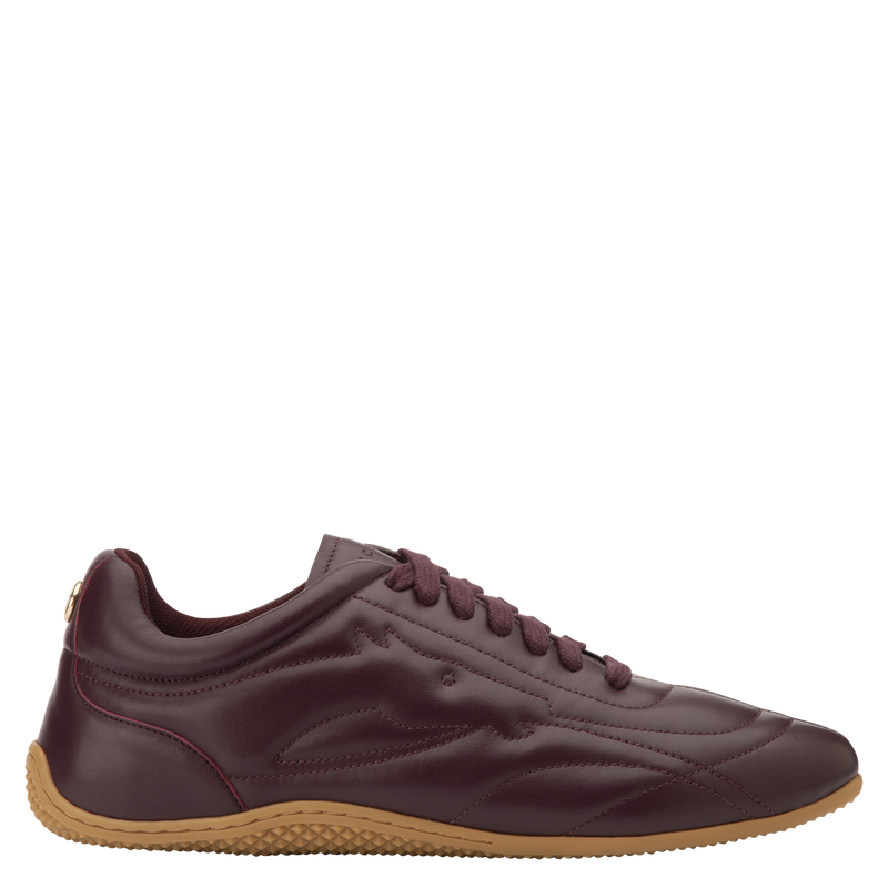 On-The-Go Sneakers , Burgundy - Leather  - View 1 of  7