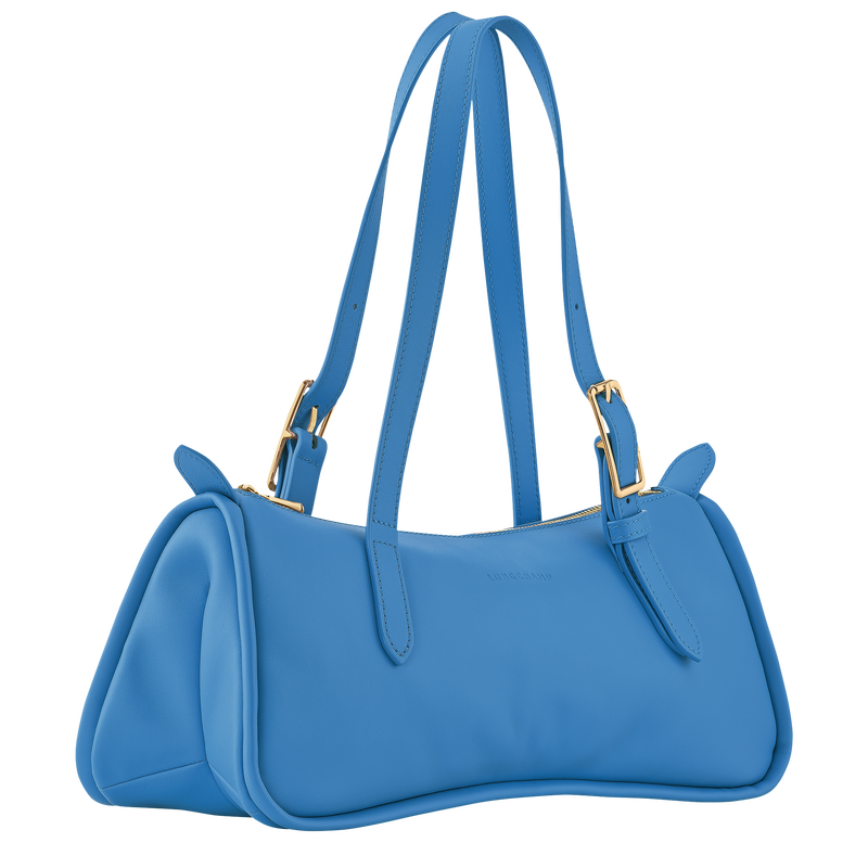 Looong L Shoulder bag , Azure - Leather  - View 2 of  5