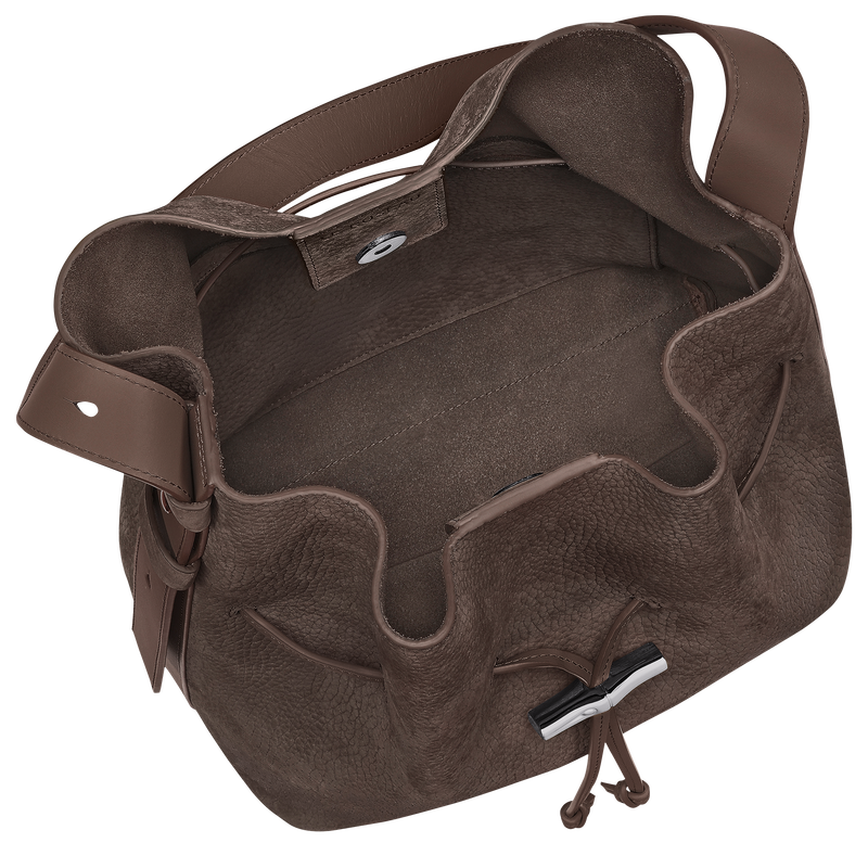 Le Roseau M Shoulder bag , Mocha - Leather  - View 4 of  5