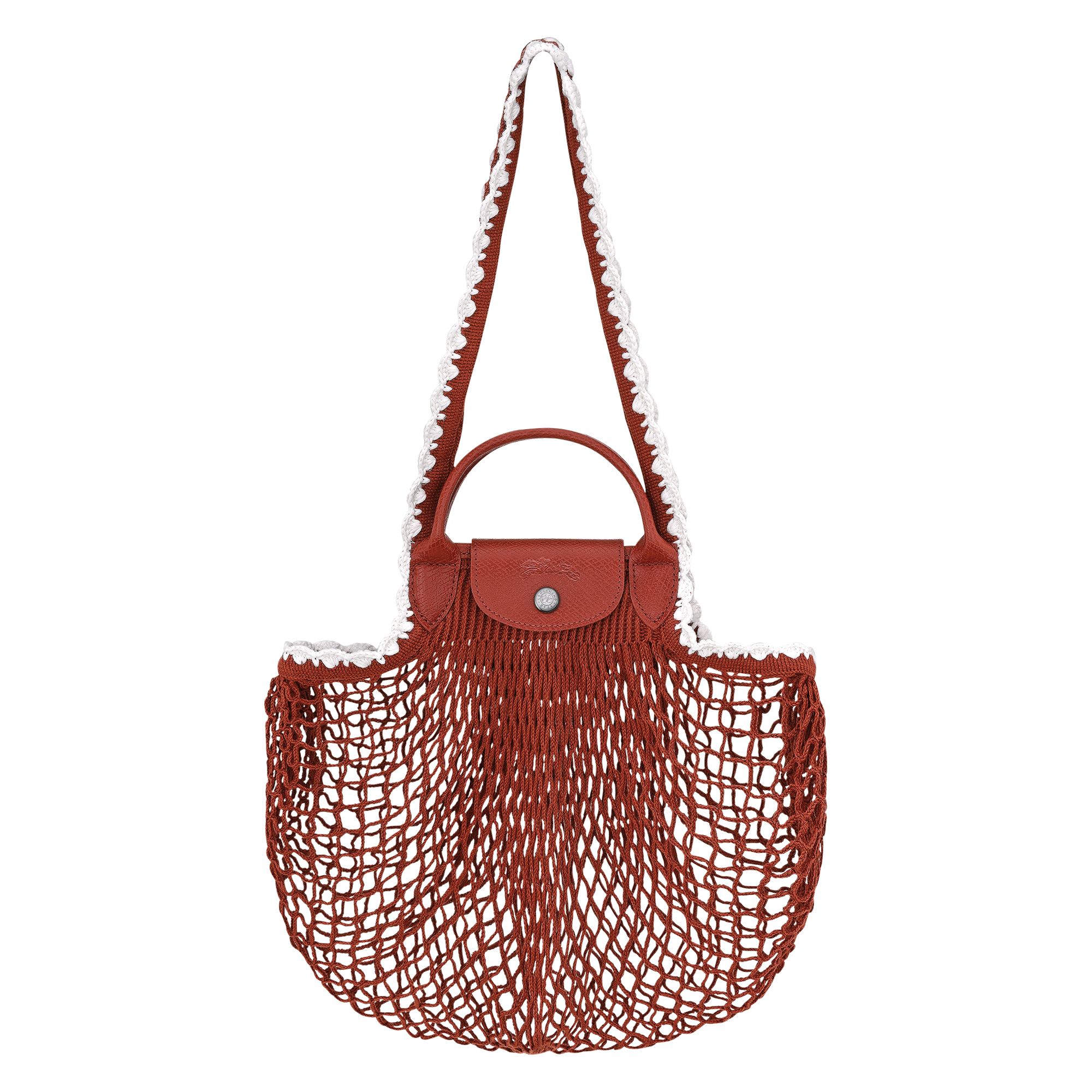 Mesh bag L, Terracotta - View 1 of
2 - zoom in Le Pliage Collection Mesh bag L, Terracotta