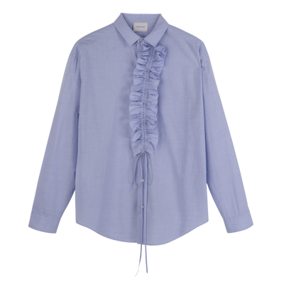 Shirt , Sky Blue - Chambray