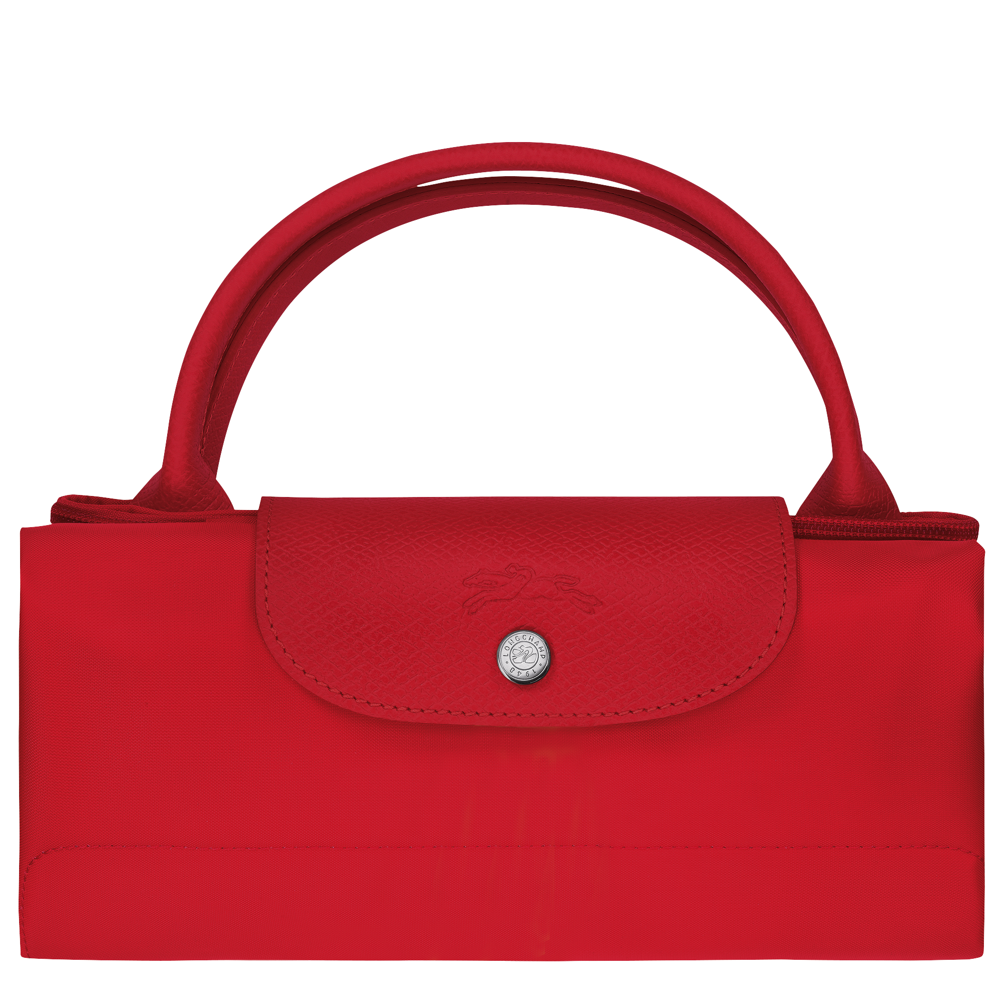 Le Pliage Green Travel bag M, Tomato