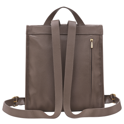 Le Foulonné Backpack M, Taupe
