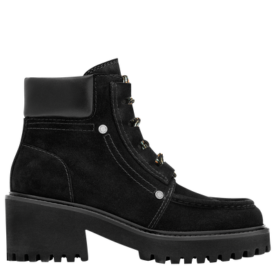 La Baroudeuse Boots , Black - Leather