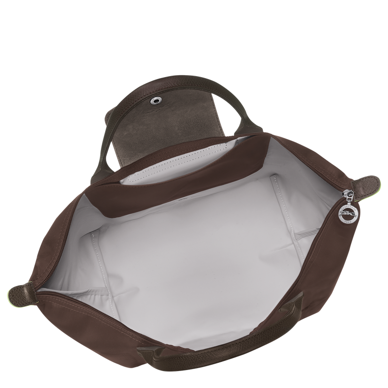 Le Pliage Green M Handbag , Mocha - Recycled canvas  - View 5 of  7