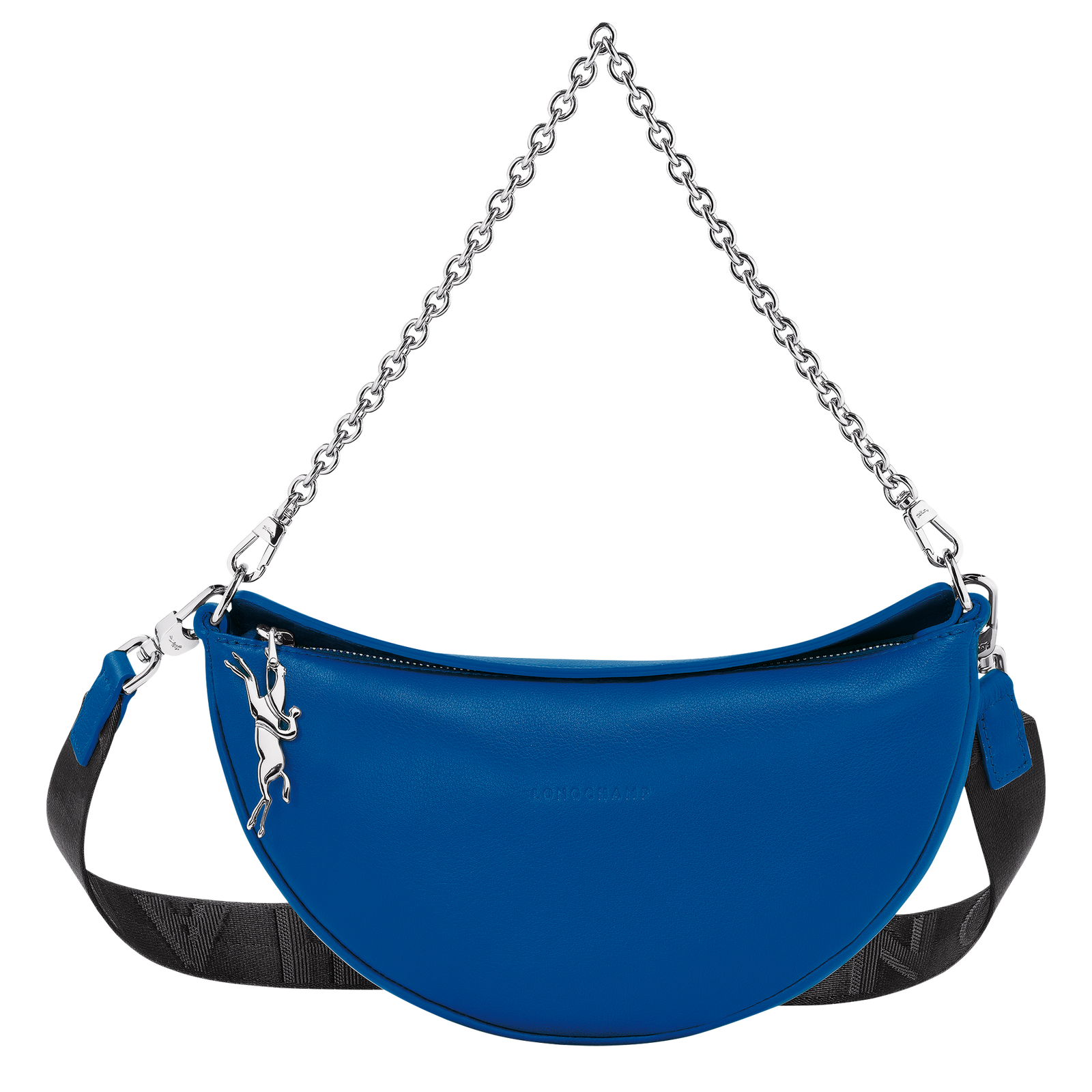 Smile S Crossbody bag Electric Blue Leather (10224HDSI17) Longchamp MY