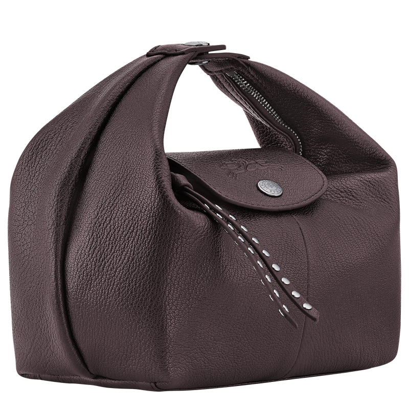 Le Pliage Xtra XS Handbag , Mocha - Leather  - View 3 of  4