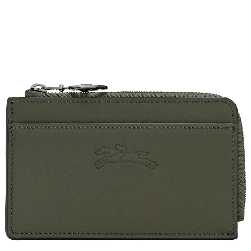 Le Pliage Xtra Card holder , Fir - Leather  - View 1 of  2