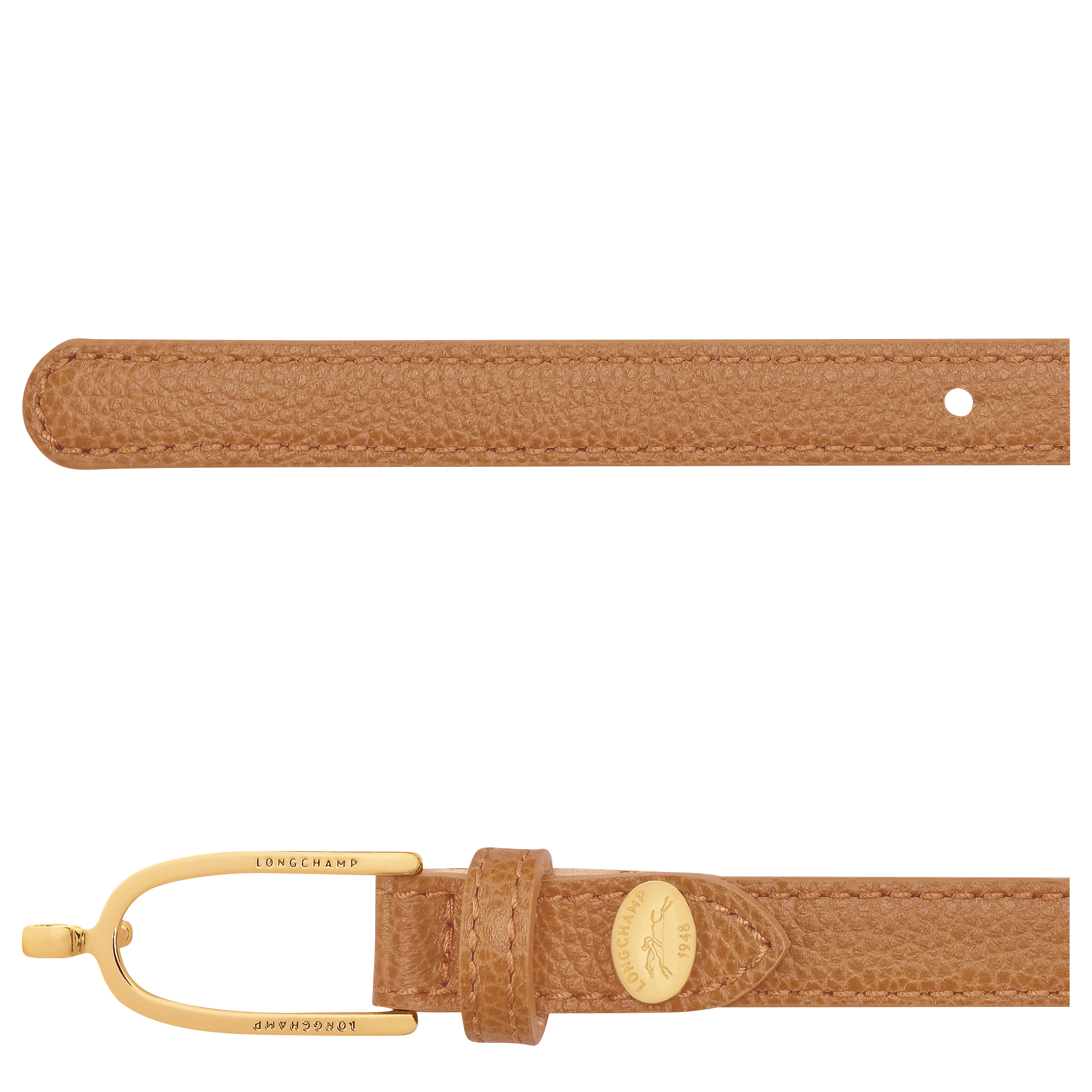 Le Foulonn&eacute; Ladies' belt, Pecan