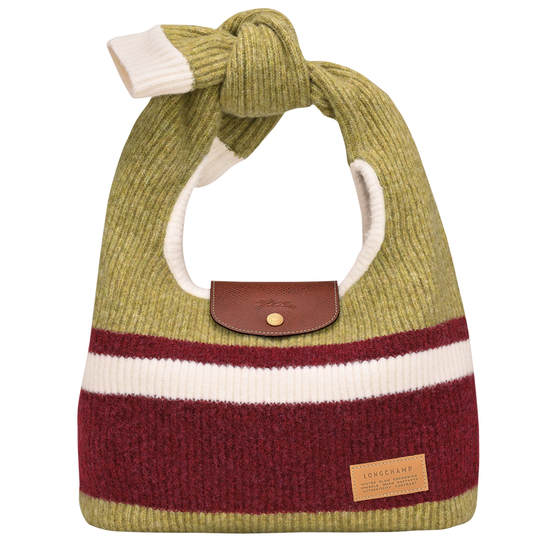 Le Pliage Collection Shoulder bag , Pistachio/Burgundy - Canvas  - View 1 of  4