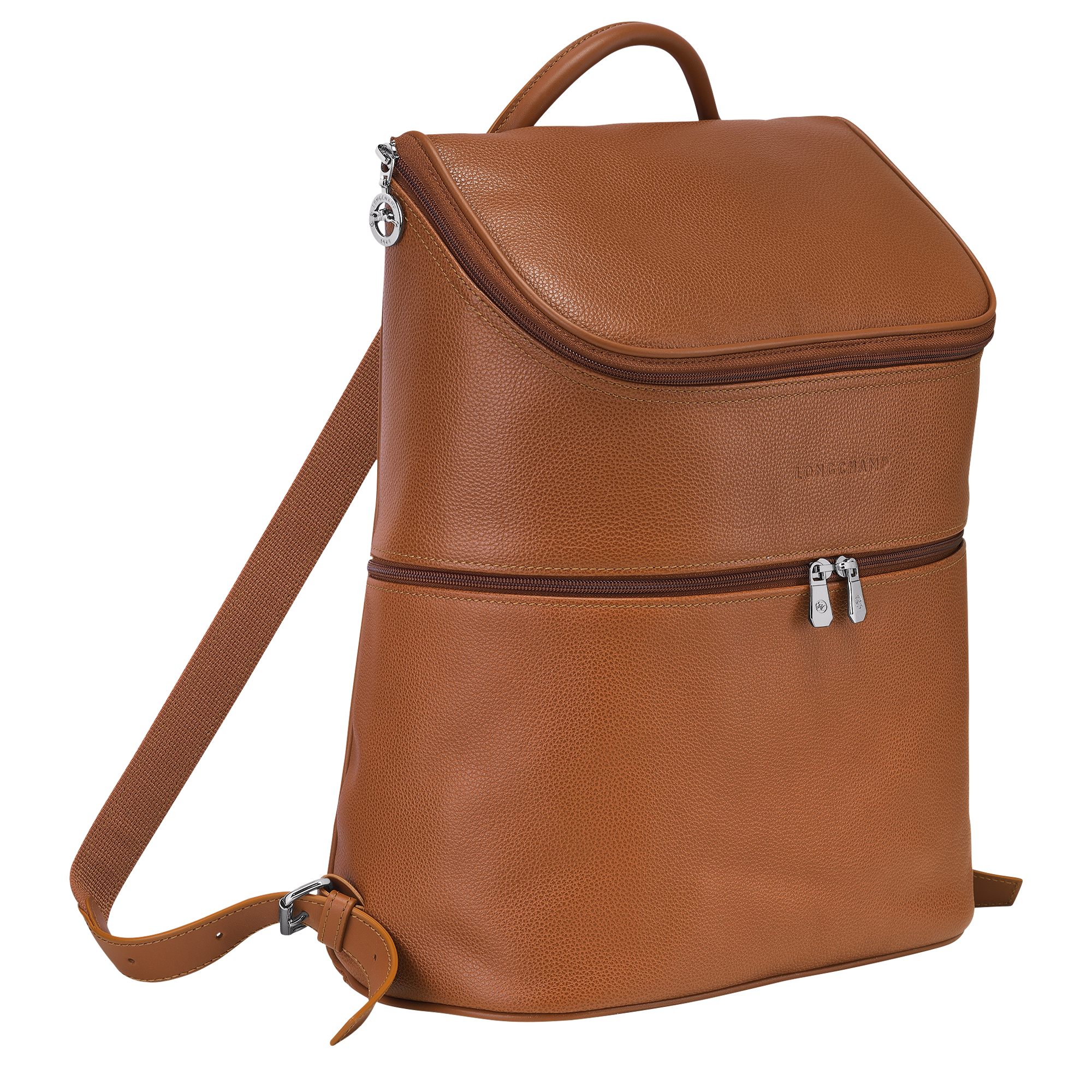 Backpack, Caramel - View 3 of
5 - zoom in Le Foulonné Backpack, Caramel