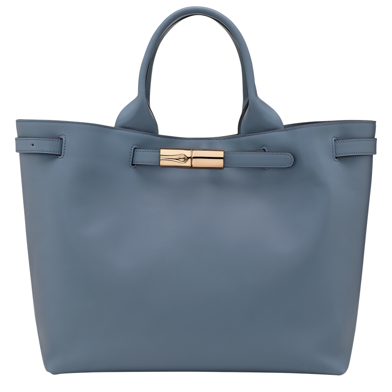 Le Smart L Handbag , Slate - Leather  - View 1 of  6