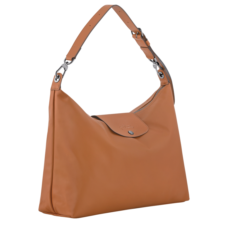 Le Pliage Xtra XL Hobo bag , Cashew - Leather  - View 3 of  7