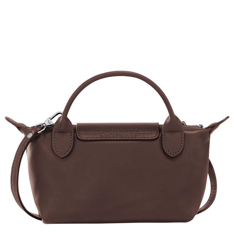Le Pliage Xtra XS Pouch , Mocha - Leather  - View 3 of  5