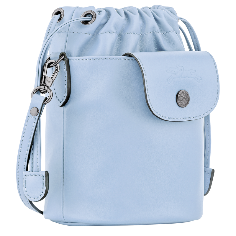 Le Pliage Xtra XS Bucket bag , Wave - Leather  - View 2 of  5
