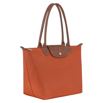 Le Pliage Original M Tote bag , Brick - Recycled canvas