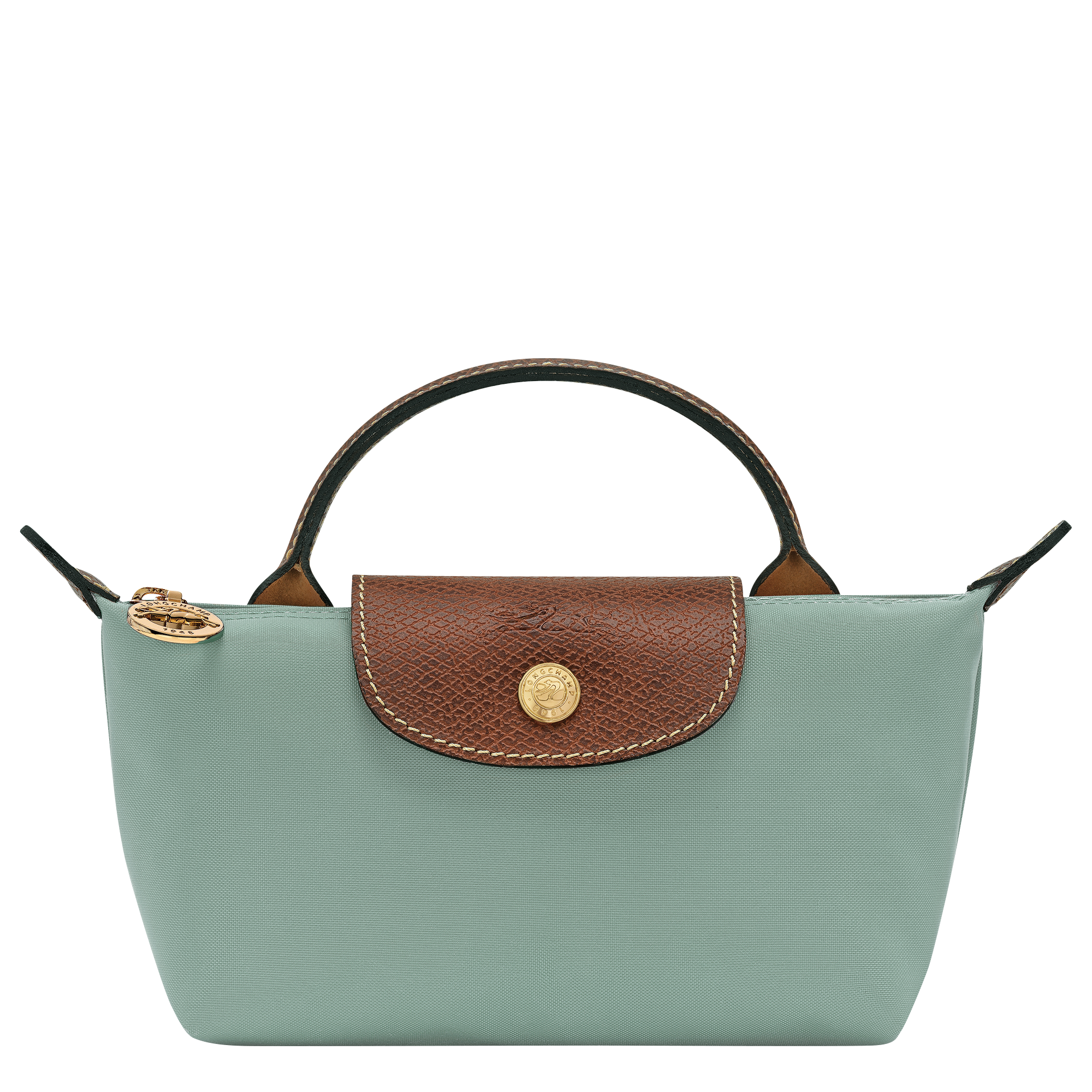 Pouch with handle, Celadon - View 1 of
6 - zoom in Le Pliage Original Pouch with handle, Celadon
