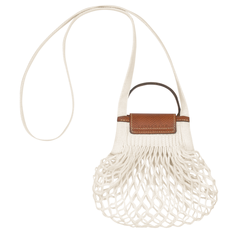 Le Pliage Filet XS Mesh bag , Ecru - Canvas  - View 4 of  4