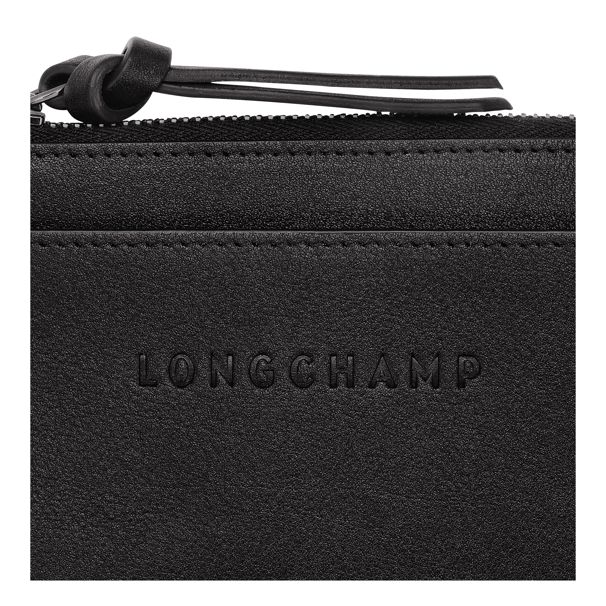 Card holder, Black - View 4 of 
        4 - zoom in Longchamp 3D Card holder, Black