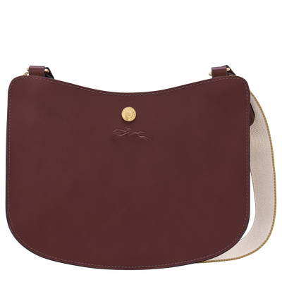 &Eacute;pure S Crossbody bag , Burgundy - Leather