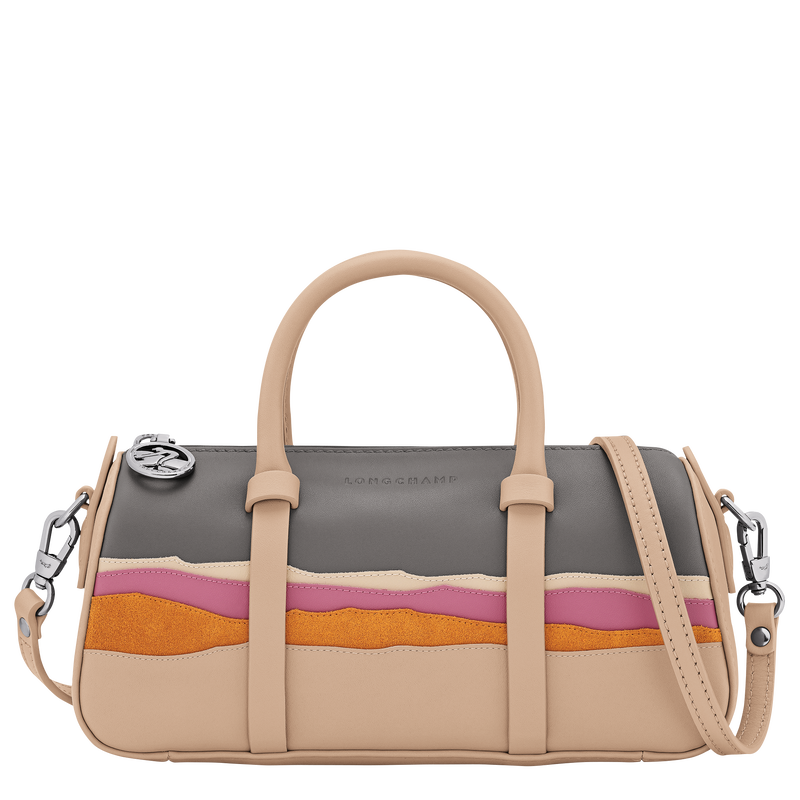 Caroline H&eacute;lain x Longchamp S Handbag , Beige - Leather  - View 1 of  3