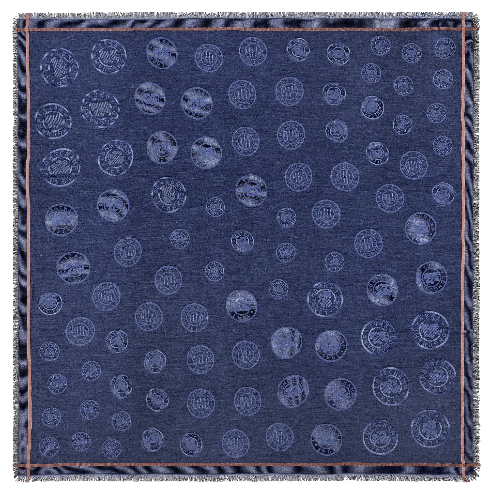 La M&eacute;daille Longchamp Stole, Navy