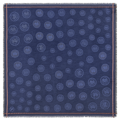 La M&eacute;daille Longchamp Stole, Navy