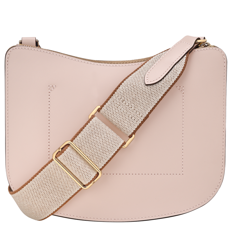 Épure Crossbody bag , Petal Pink - Leather  - View 4 of  5