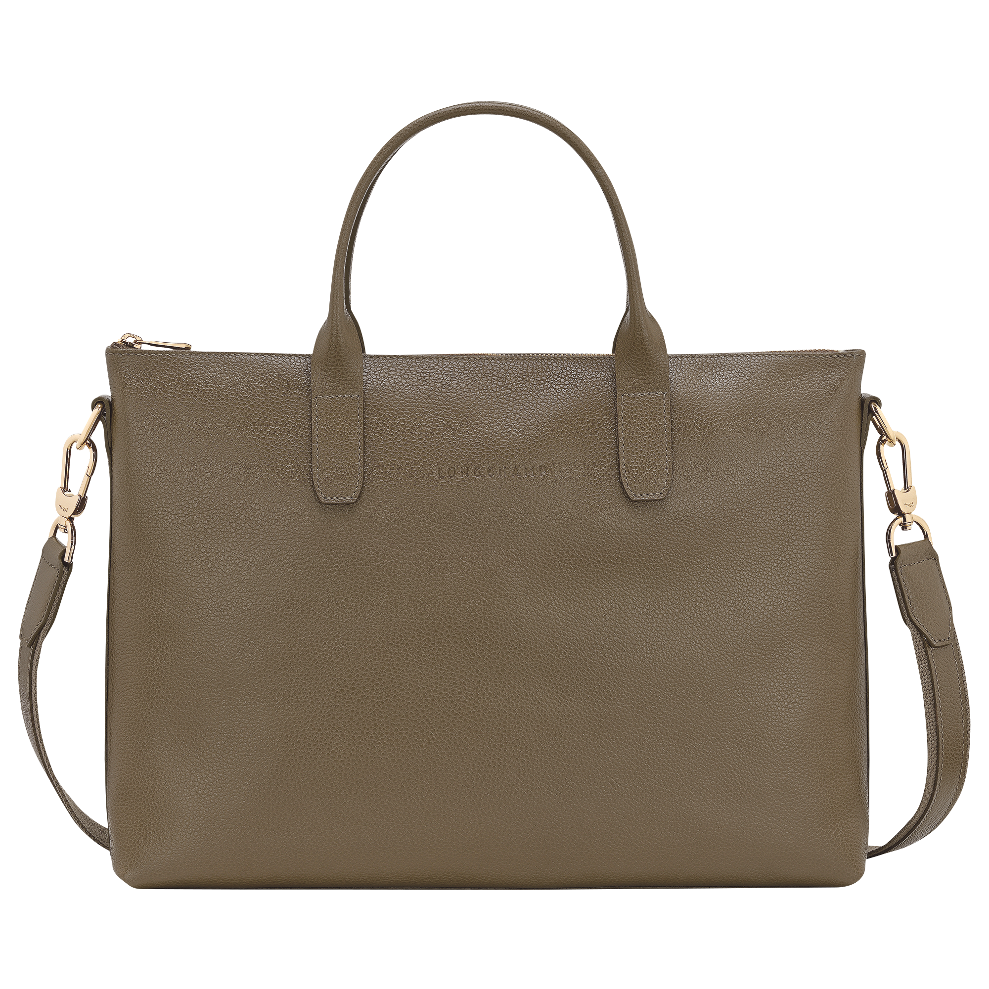 Briefcase S, Caper - View 1 of
5 - zoom in Le Foulonné Briefcase S, Caper