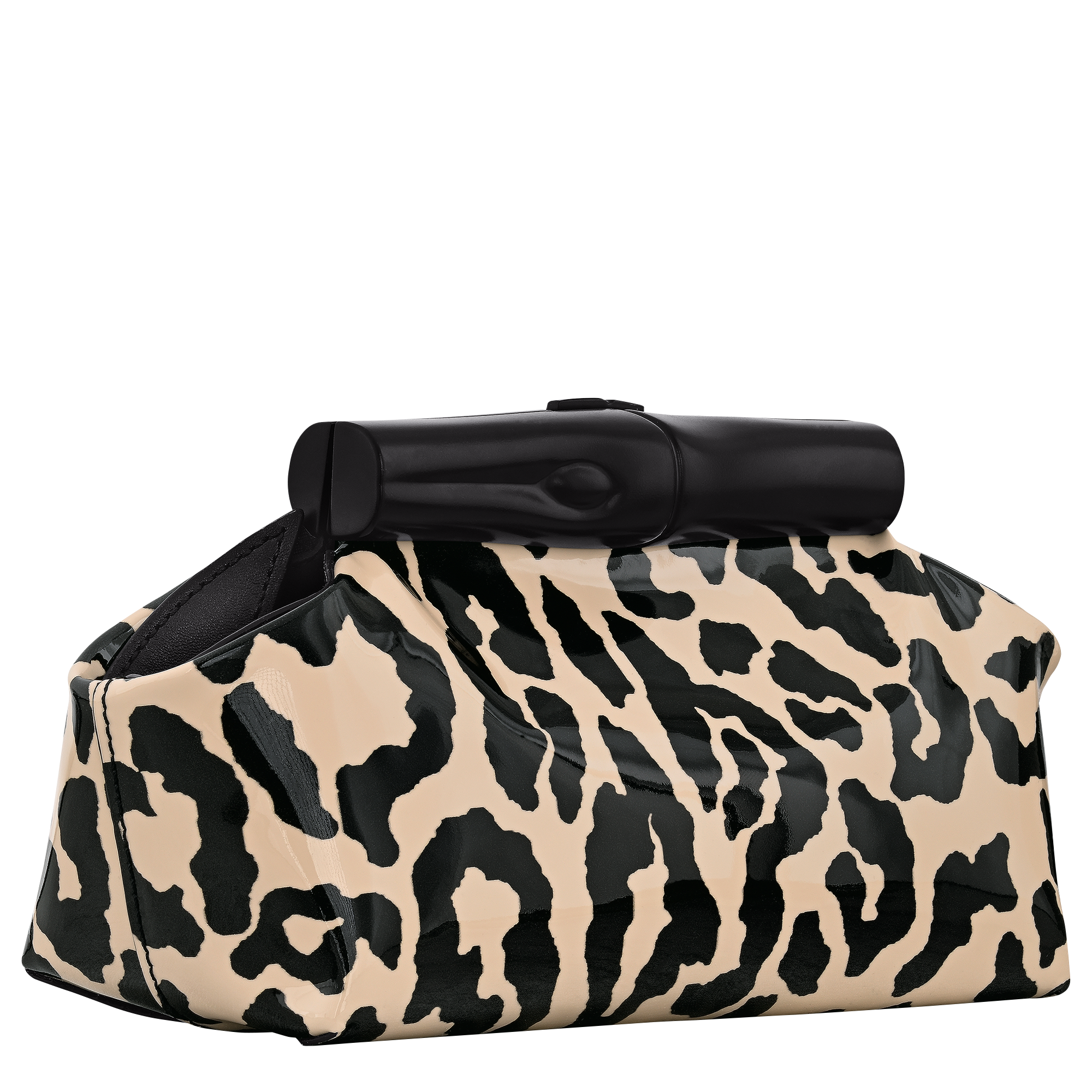 Le Roseau Pouch S, Black/Beige