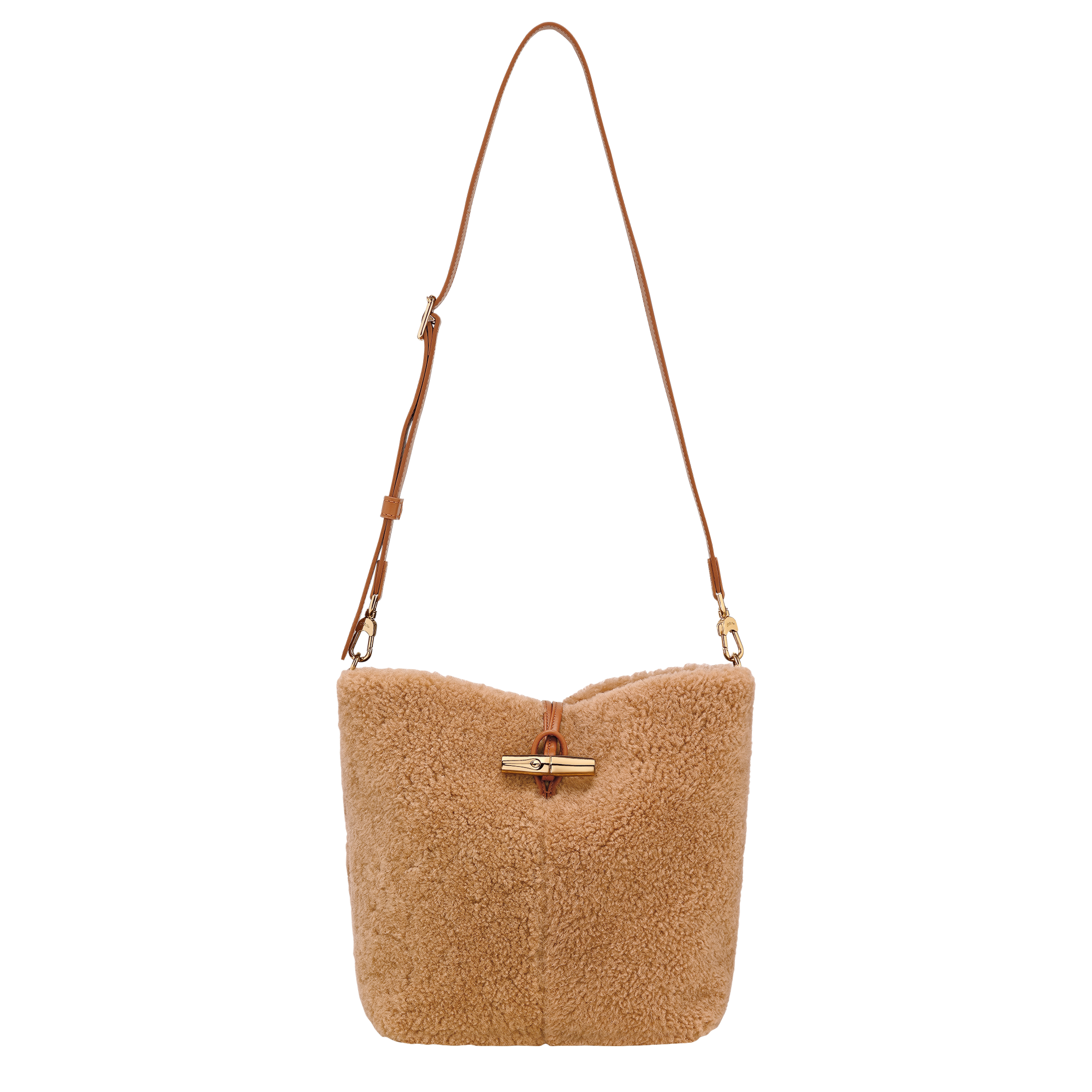 Le Roseau Crossbody bag S, Camel