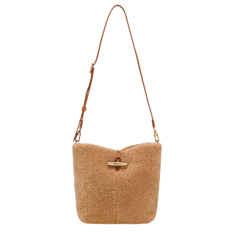 Le Roseau Crossbody bag , Camel - Leather  - View 1 of  4