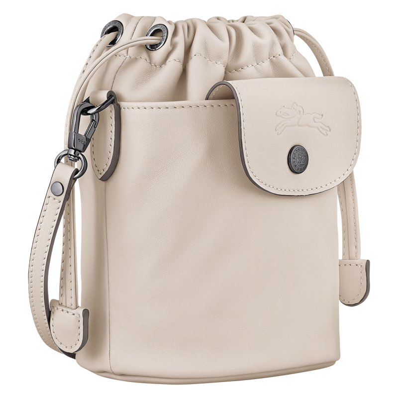Le Pliage Xtra XS Bucket bag , Paper - Leather  - View 3 of  6