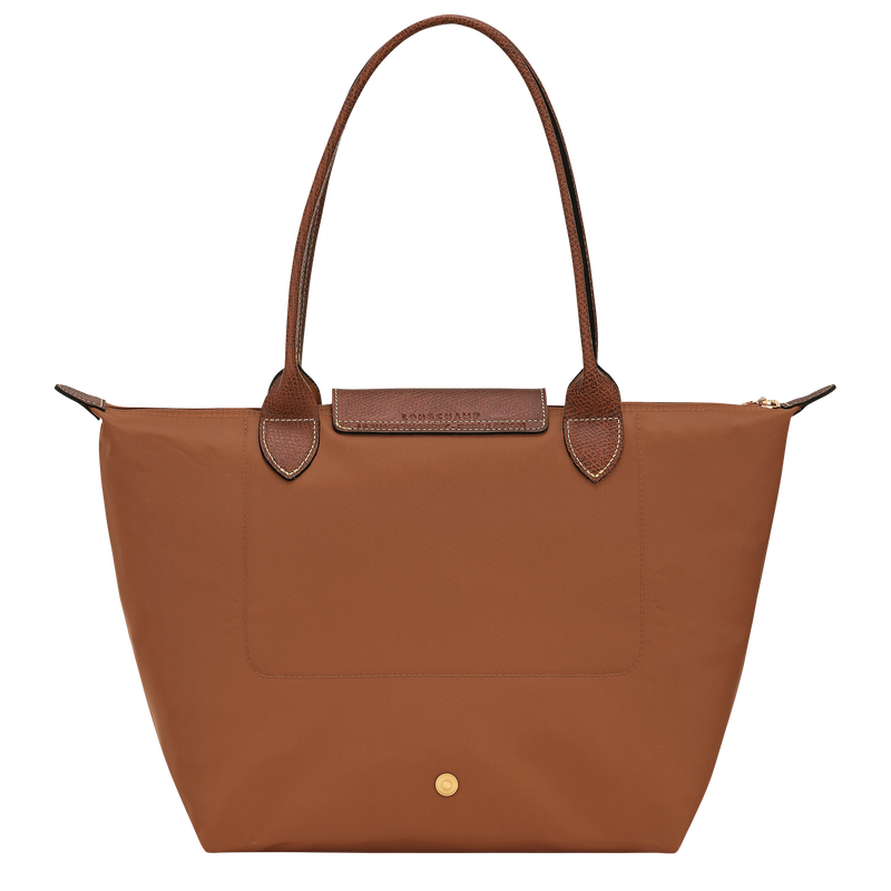 Le Pliage Original M Tote bag , Cognac - Recycled canvas  - View 3 of  6