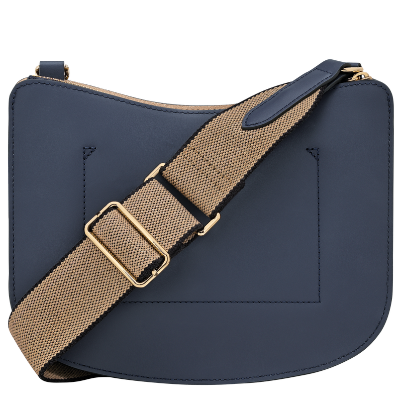 Épure Crossbody bag , Navy - Leather  - View 4 of  5